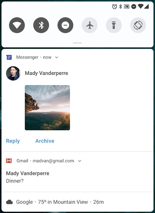 Android P Notifications