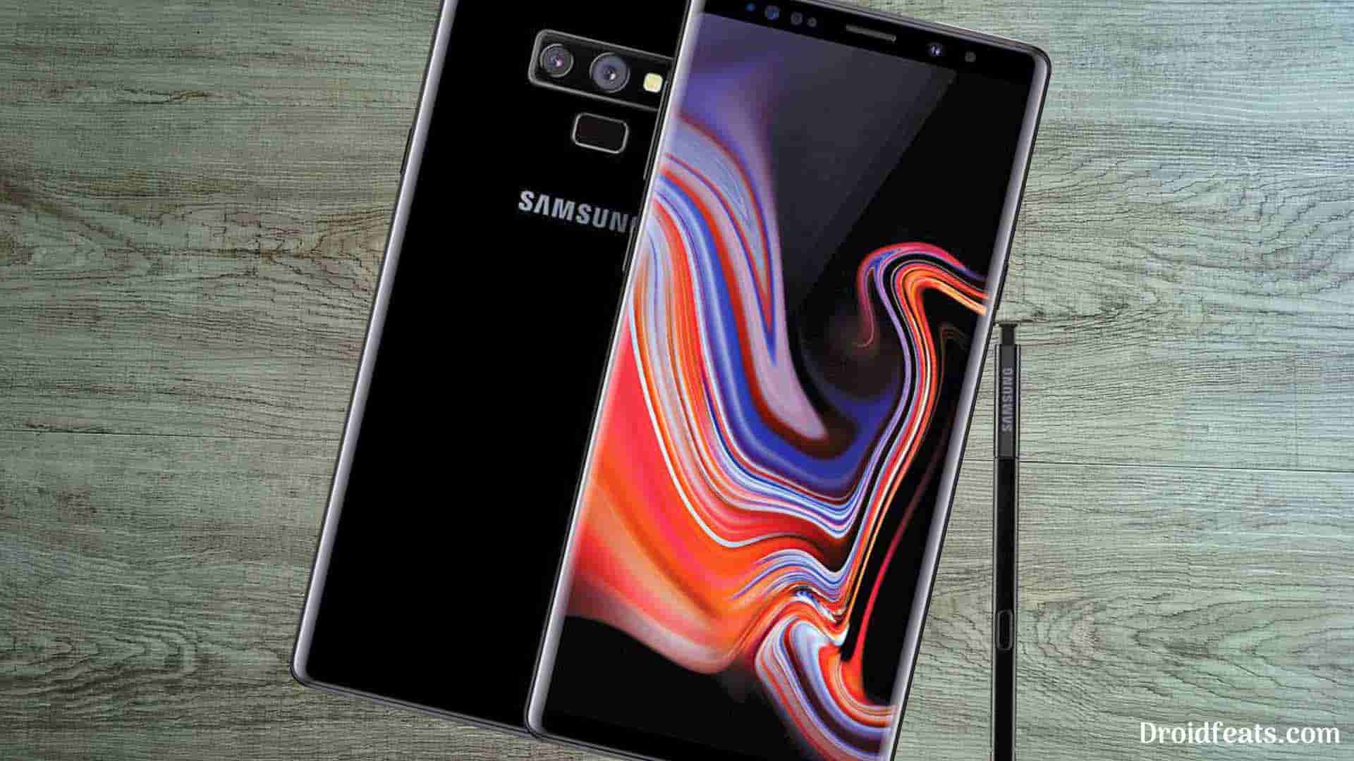 Official Galaxy Note 9 wallpapers
