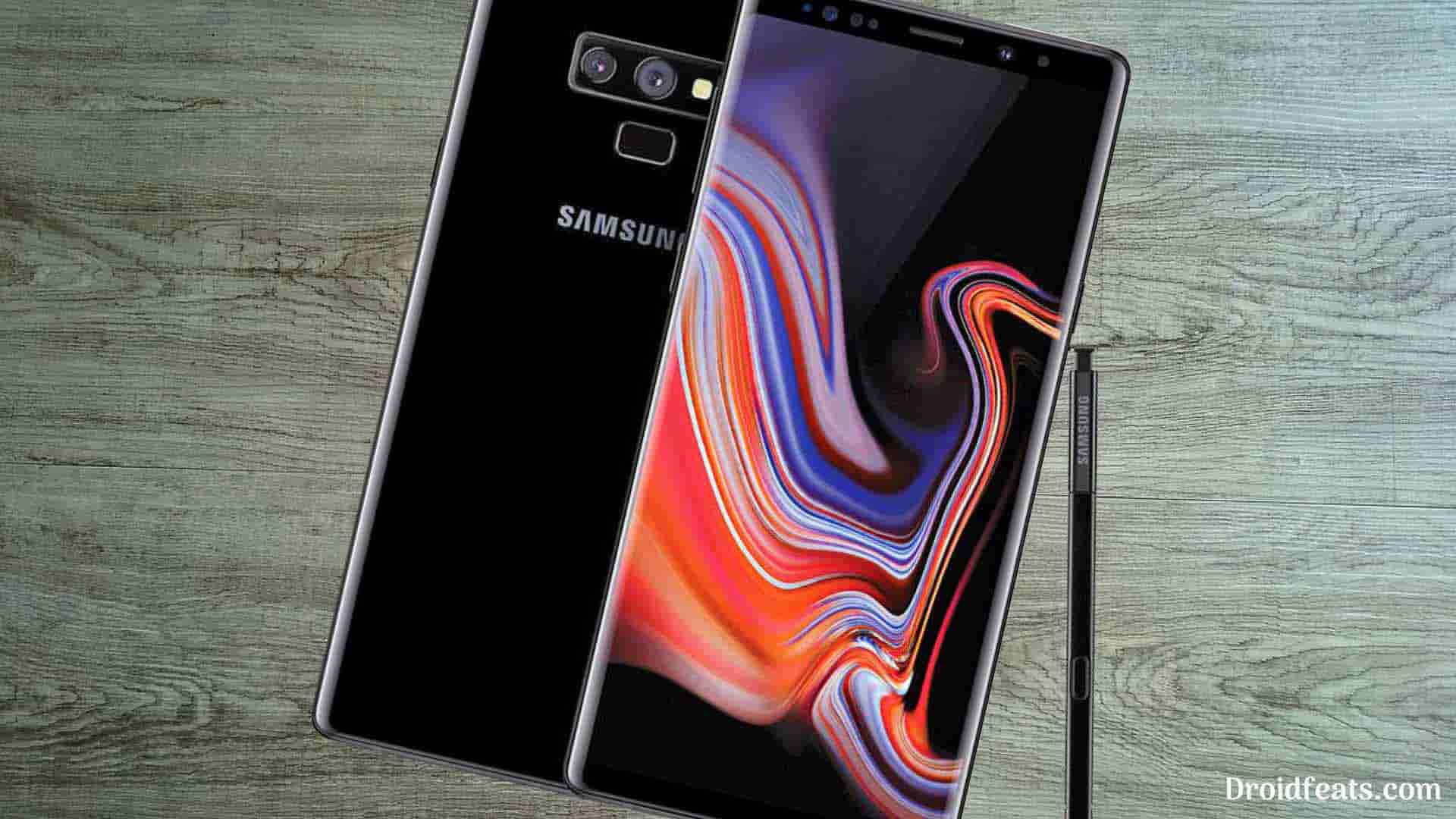 Official Galaxy Note 9 Wallpapers Sounds Apps And Fonts Port