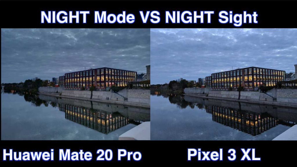 Huawei Night Mode versus Google Night Sight