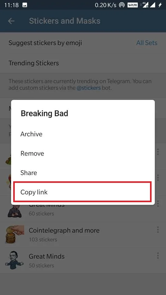 Create WhatsApp stickers from Telegram
