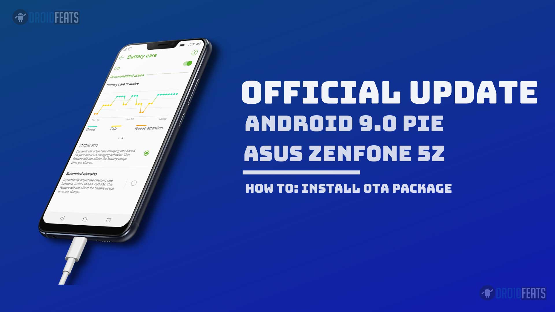 ASUS Zenfone 5Z Android Pie Update