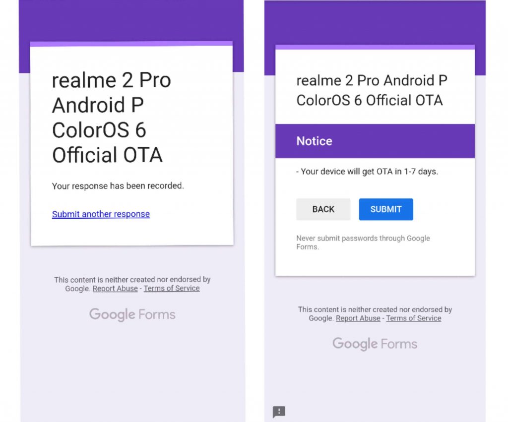 Get stable Android Pie on realme 2 Pro