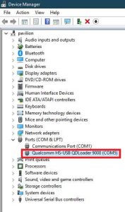 Download Qualcomm HS-USB QDLoader 9008 Drivers (Windows OS)