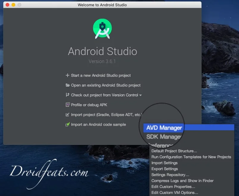 Android Studio configuration
