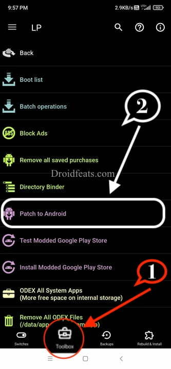 Lucky Patcher toolbox