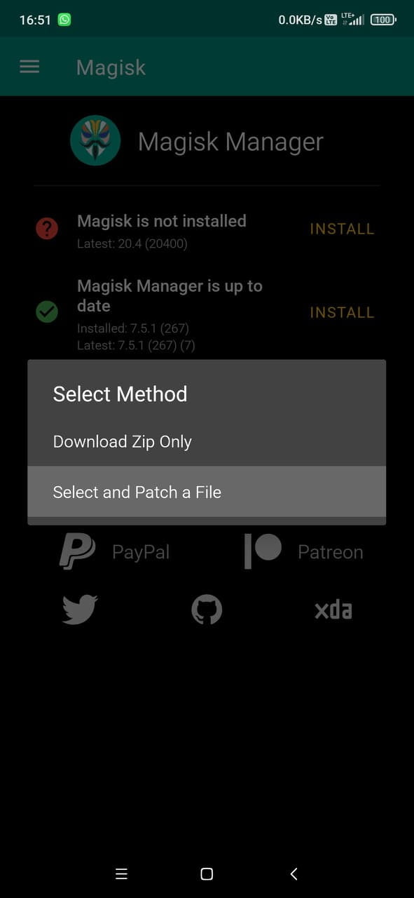 How to Patch Stock Boot Image (IMG) using Magisk Manager and root