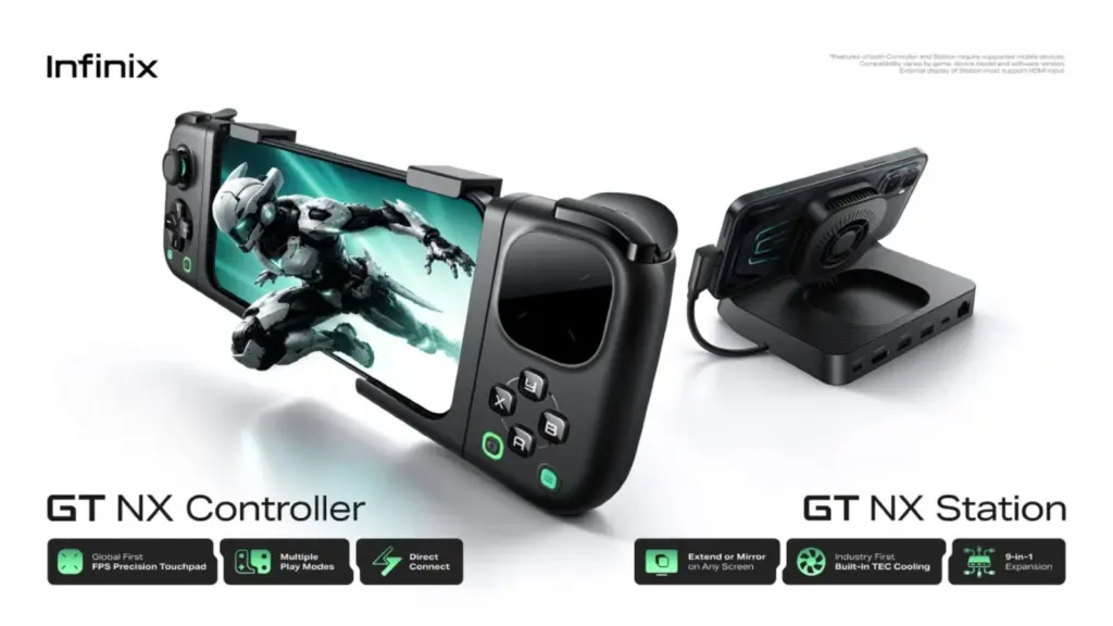 Infinix GT NX Peripherals Launch With Touchpad and Dock