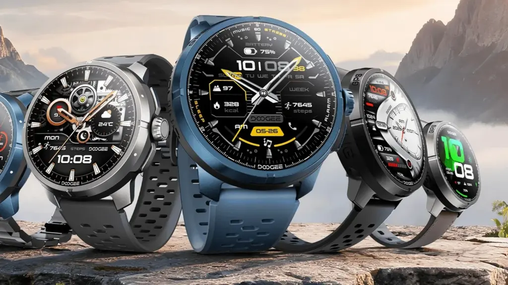 DOOGEE Unveils Anymoving M1 Pro Smartwatch With Dual-Band GPS