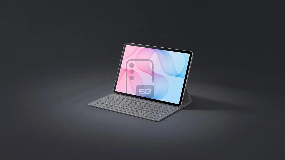 Photo: droidfeats.com Samsung Galaxy Tab S12+ Pro Keyboard and Book Cover Keyboard Slim packaging